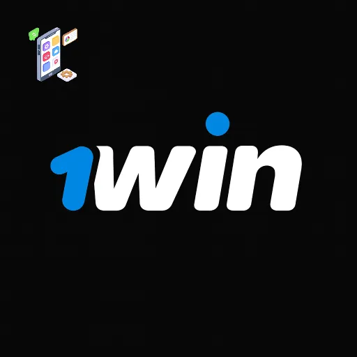 Imagem promovendo o app oficial da 1win para mobile